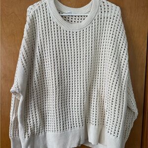 Cream Knit Women's Sweater